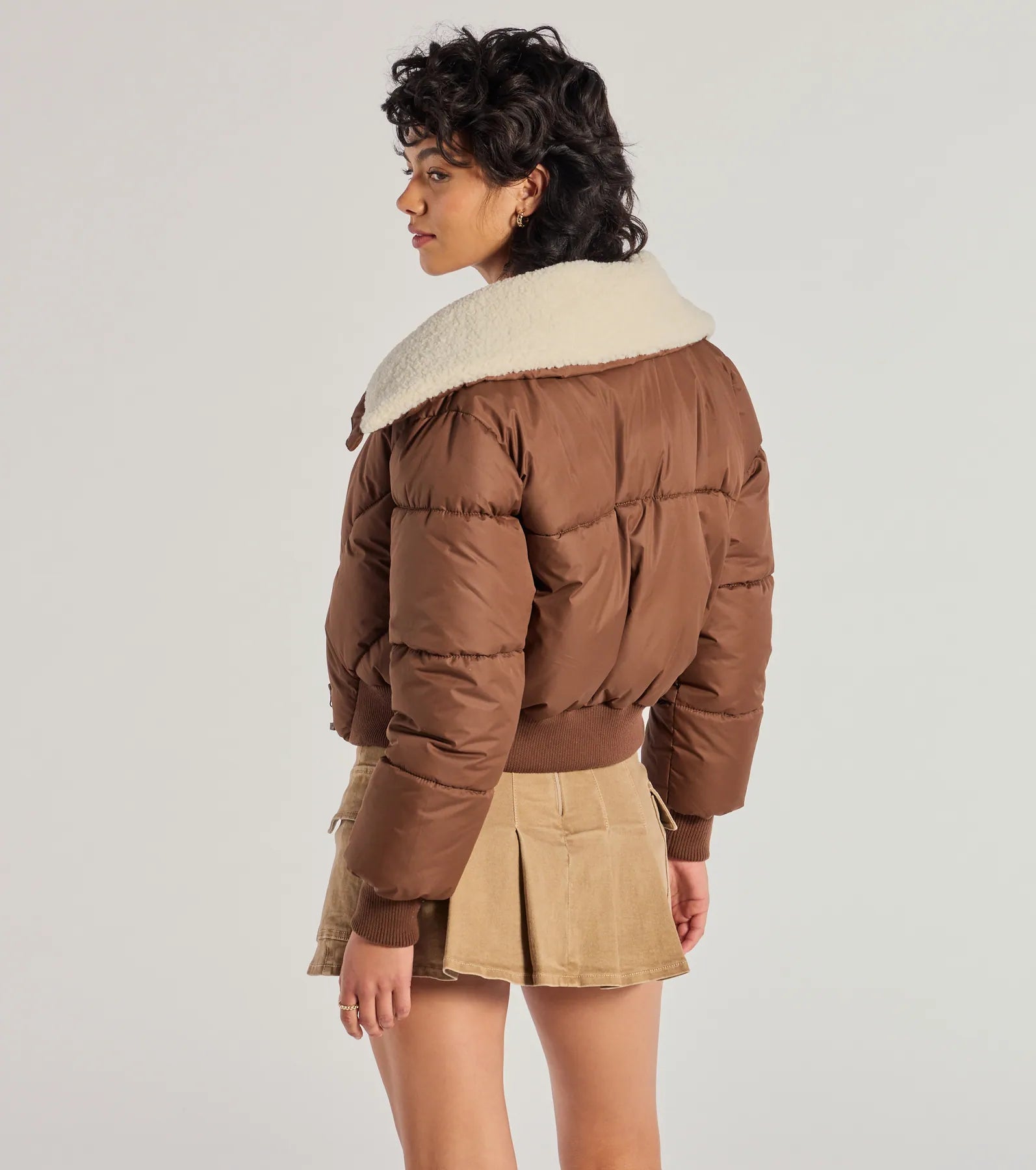 SERANA - Sherpa Puffer Jacket