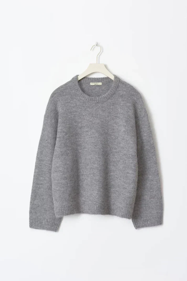 ALMON - Knitted Sweater - Grey