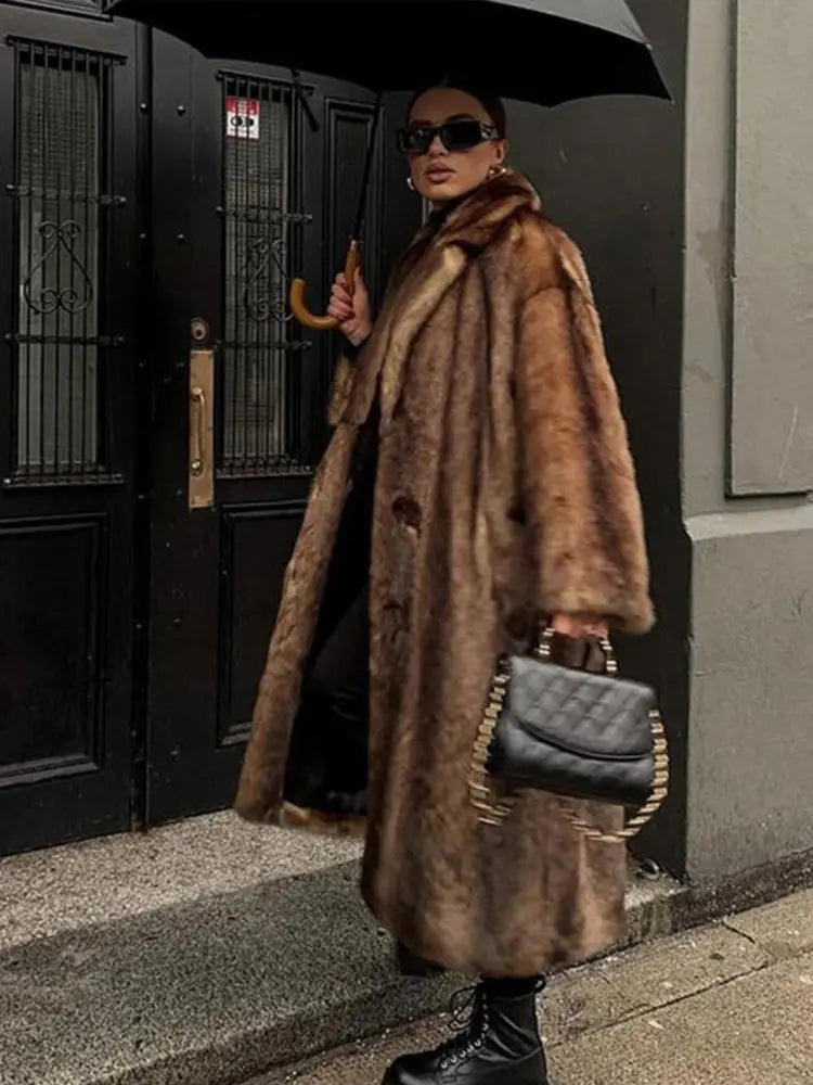 VICTORIA  -  Long Fur Coat