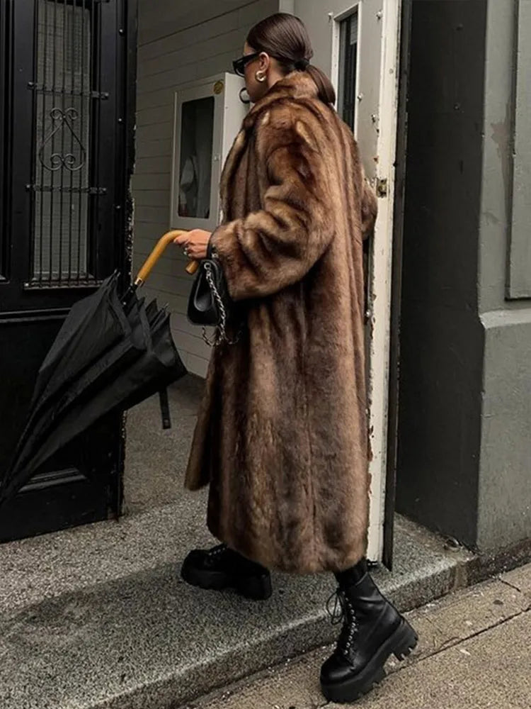 VICTORIA  -  Long Fur Coat