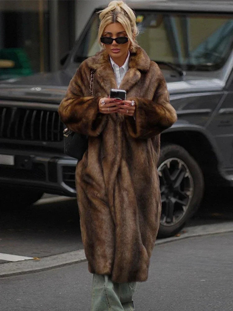 VICTORIA  -  Long Fur Coat