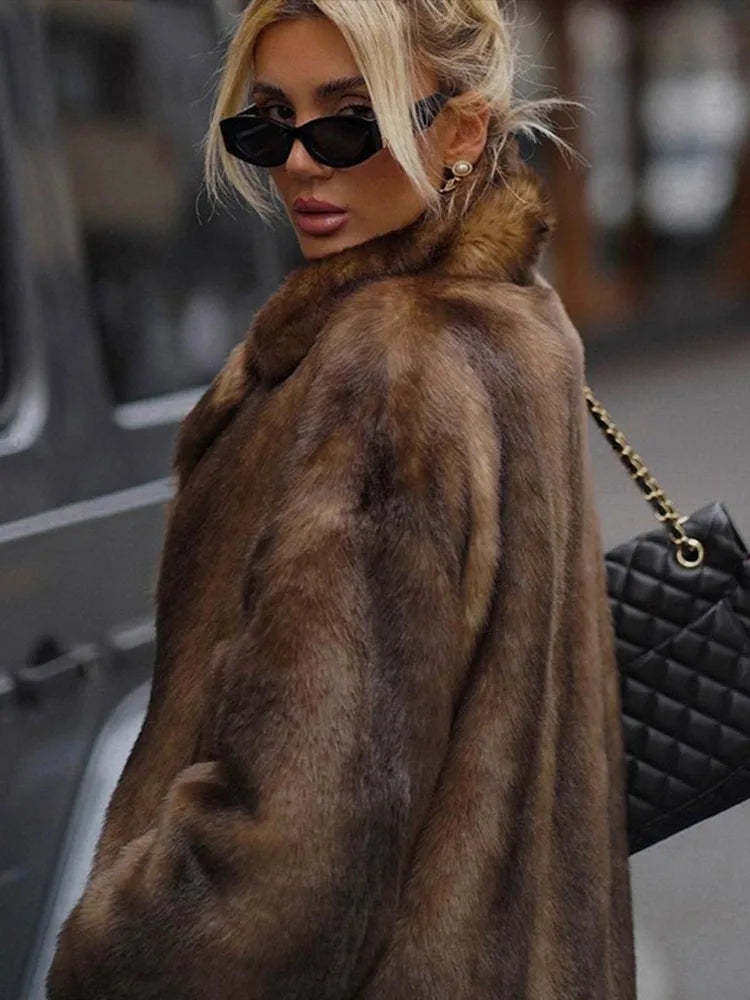 VICTORIA  -  Long Fur Coat