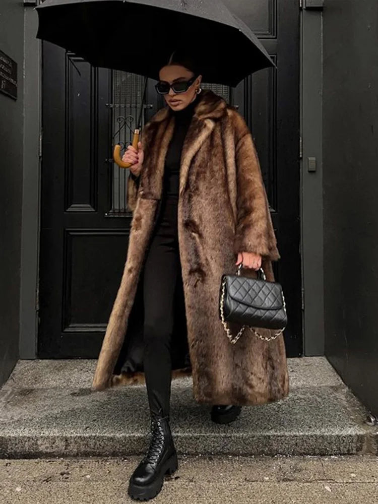 VICTORIA  -  Long Fur Coat